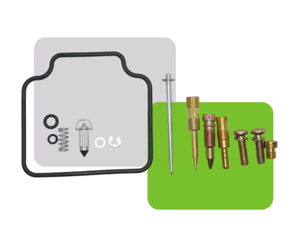 KIT DE REPARACION CARBURADOR (SIN FLOTANTE GY6)